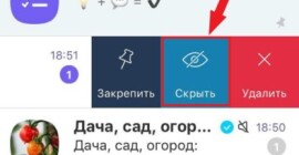 Использовать и читать скрытый чат в Viber